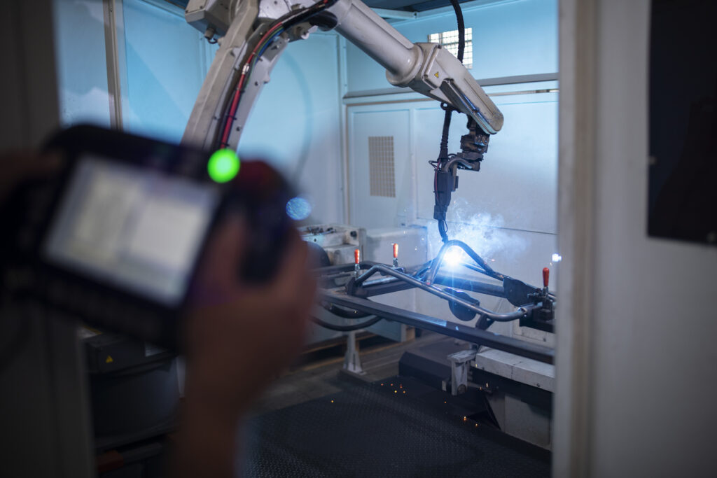professional welding robot iStock 1397049459